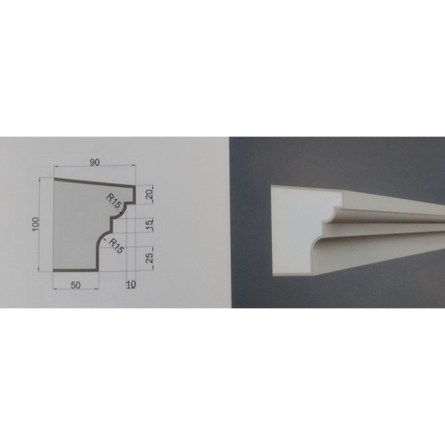 Подоконник П 3
